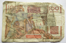 Load image into Gallery viewer, 1951 France 100 Francs Banknote
