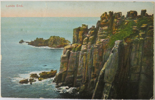 Vintage Postcard of Land's End