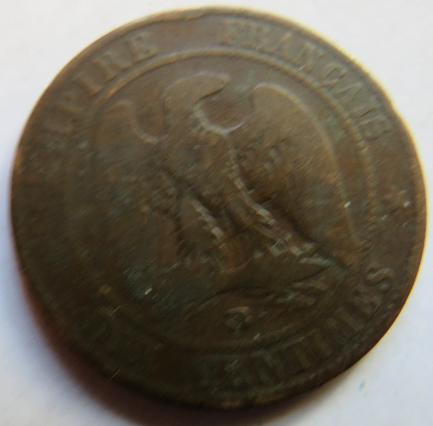 1853-BB France Napoleon III France 10 Centimes Coin