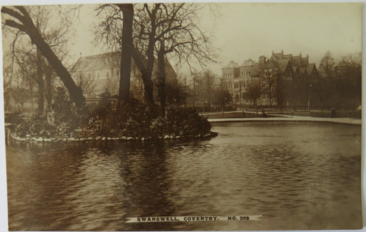 Vintage Postcard of Swanswell, Coventry, No. 208