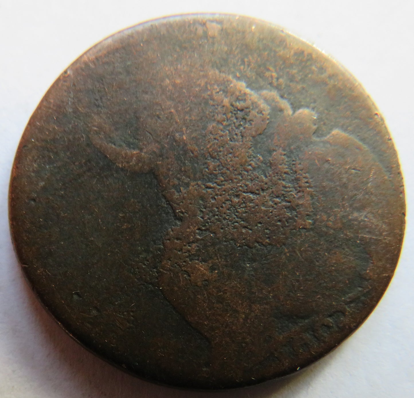 1694 William & Mary Halfpenny Coin - Great Britain