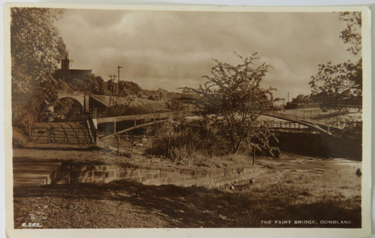 Vintage Postcard of The Fairy Bridge, Dunblane