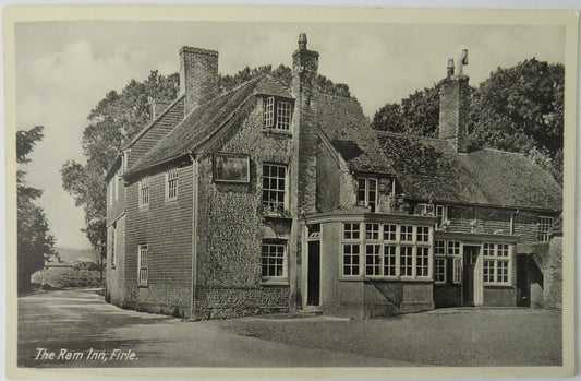 Vintage Postcard of The Ram Inn, Firle