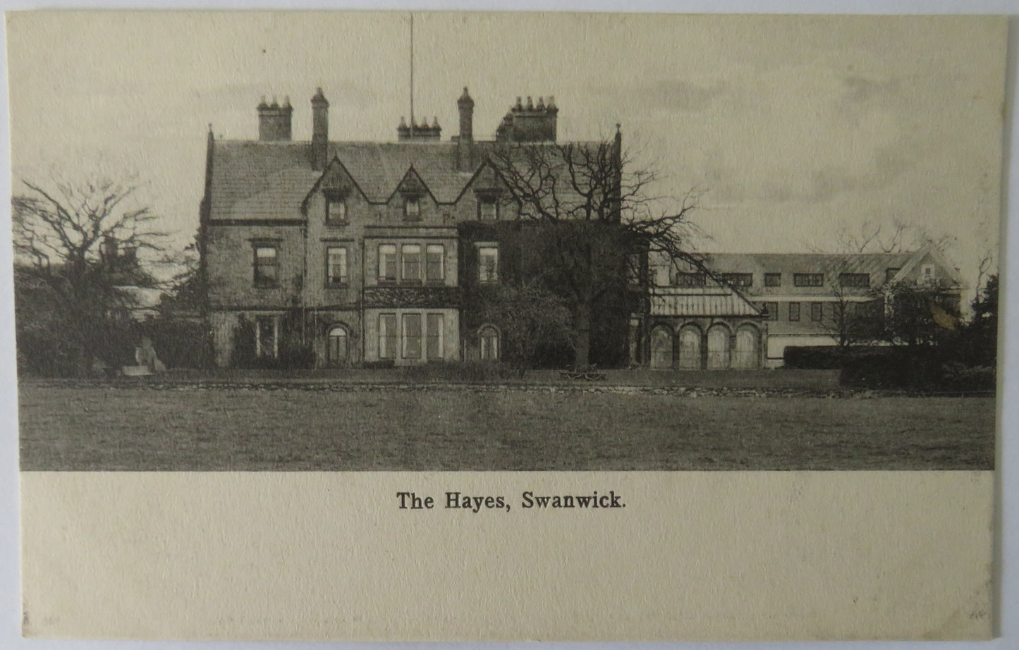 Vintage Postcard of The Hayes, Swanwick