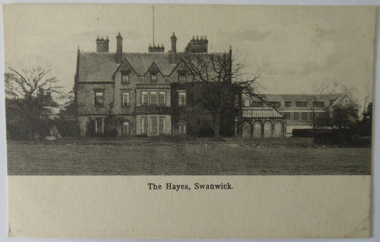 Vintage Postcard of The Hayes, Swanwick