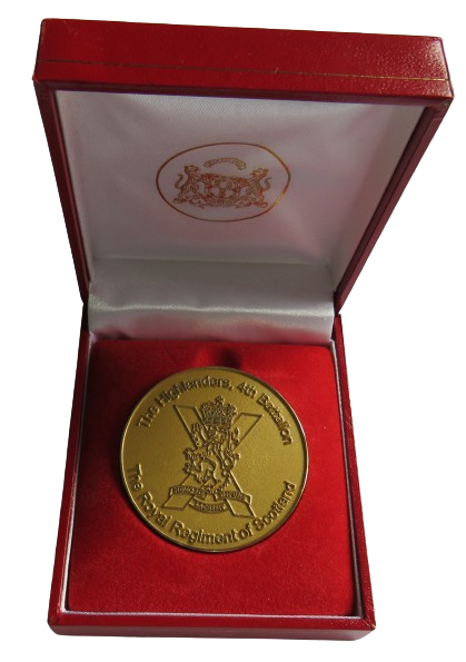 2006 The Highlanders 4th Battalion Freedom of Aberdeen City Medal,