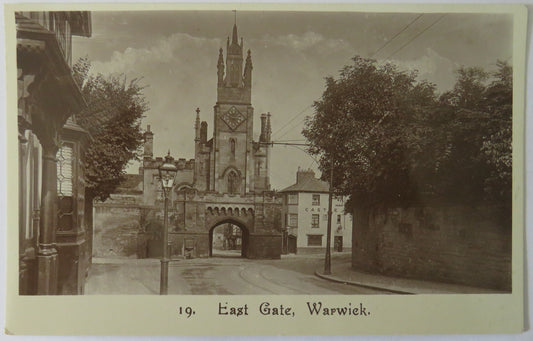 Vintage Postcard of the East Gate, Warwick