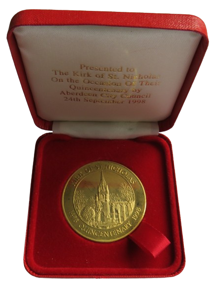 1498-1998 Kirk of St. Nicholas Quincentenary Medal Aberdeen