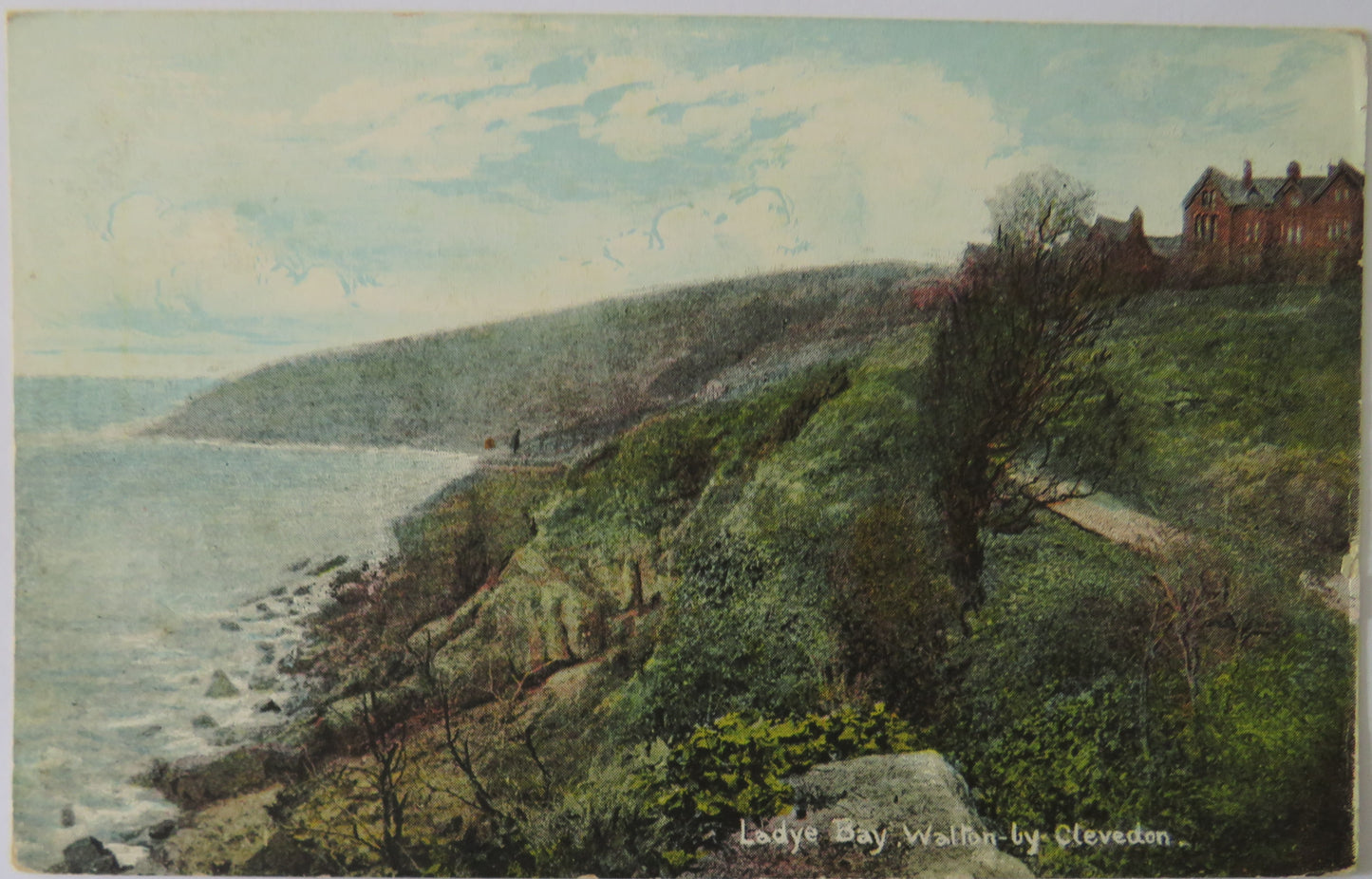 Vintage Postcard of Ladye Bay, Walton-by-Clevedon