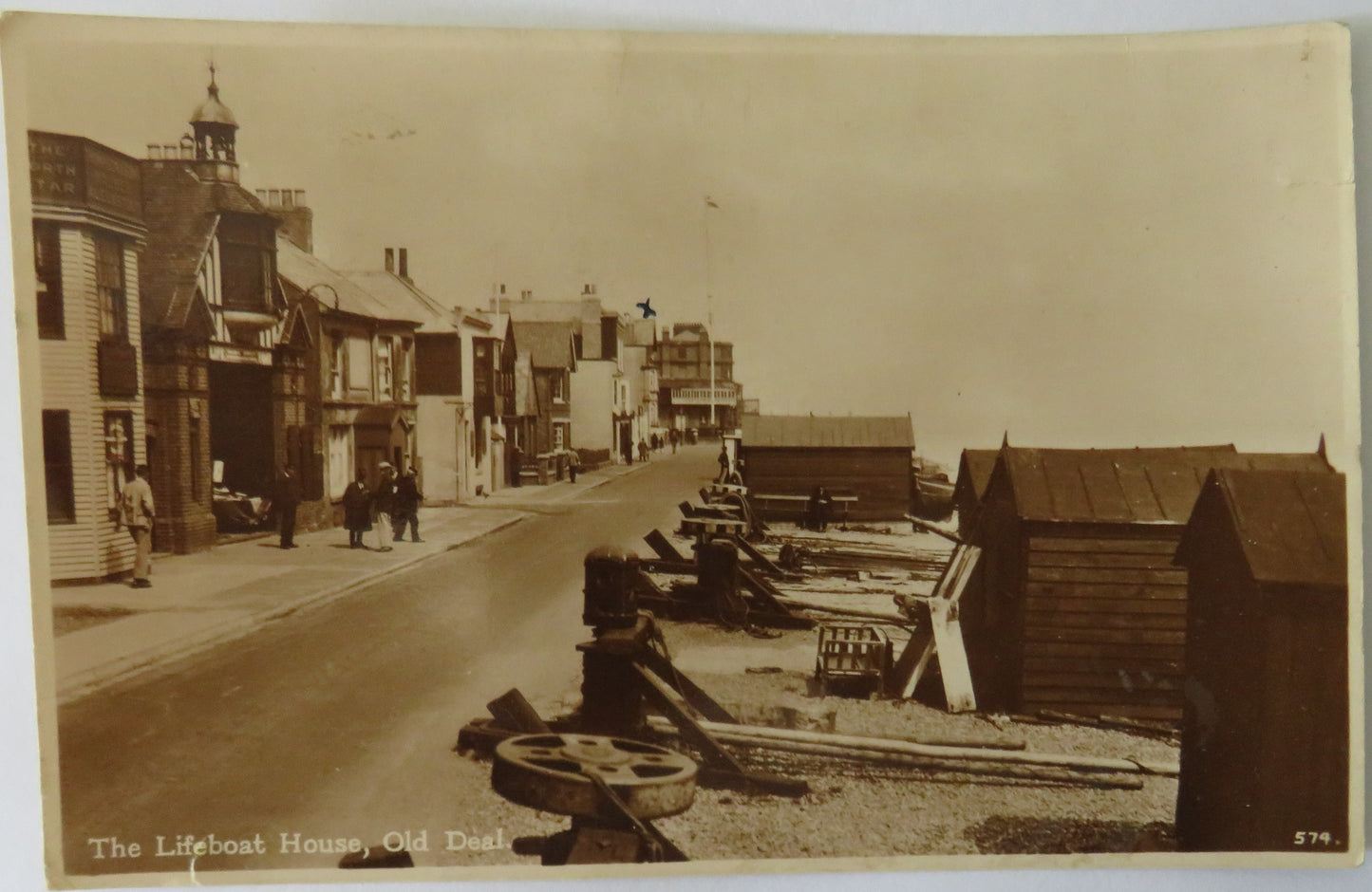 Vintage Postcard of The Lifeboat House, Old Deal