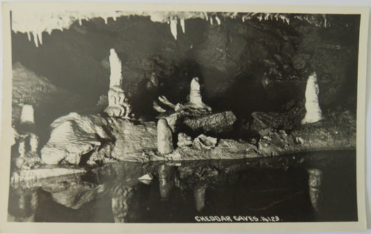 Vintage Postcard of Cheddar Caves