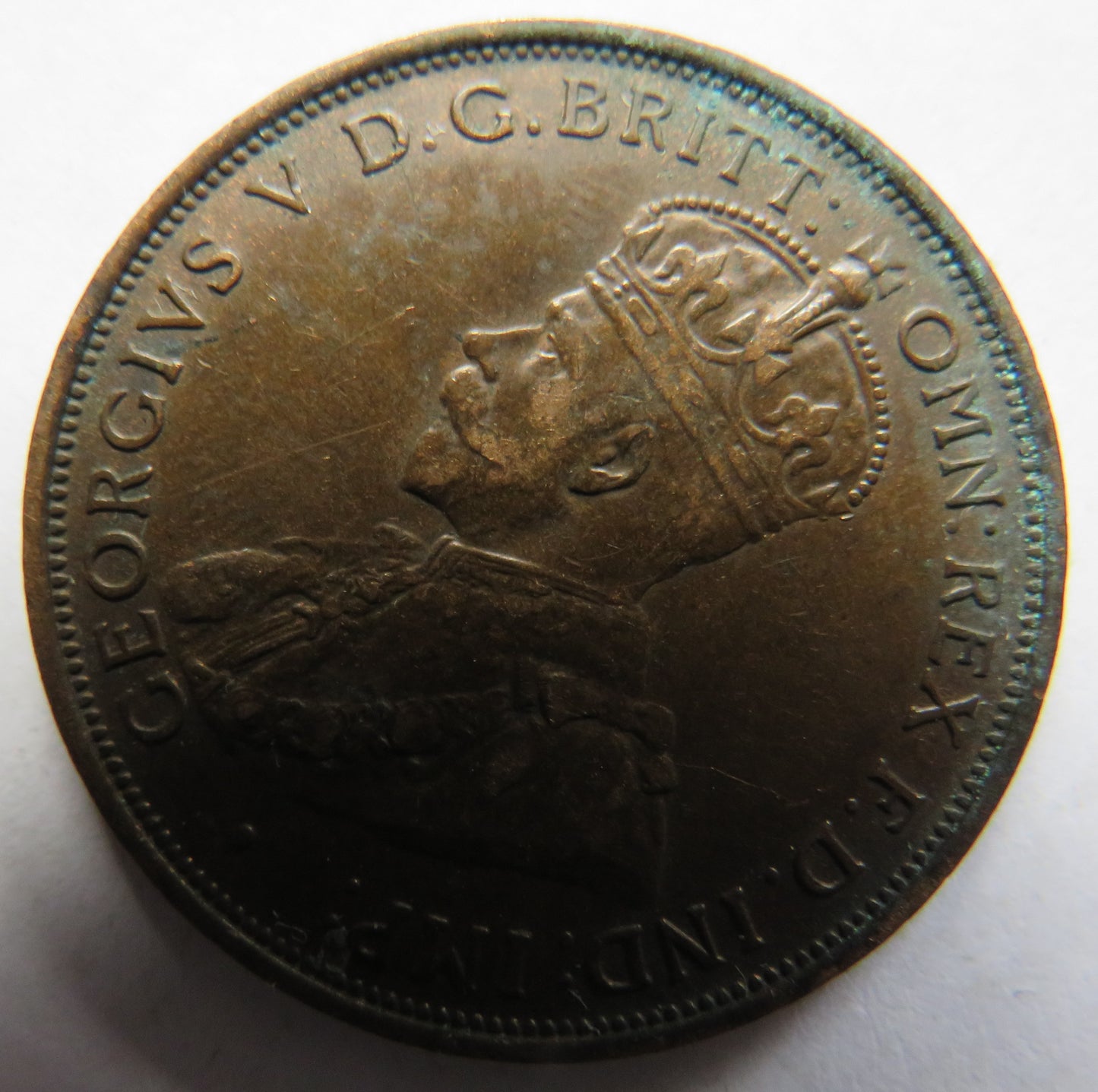1923 King George V States of Jersey 1/12th of a Shilling Coin