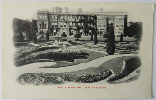 Vintage Postcard of Castle Ashby Hall, Wellingborough