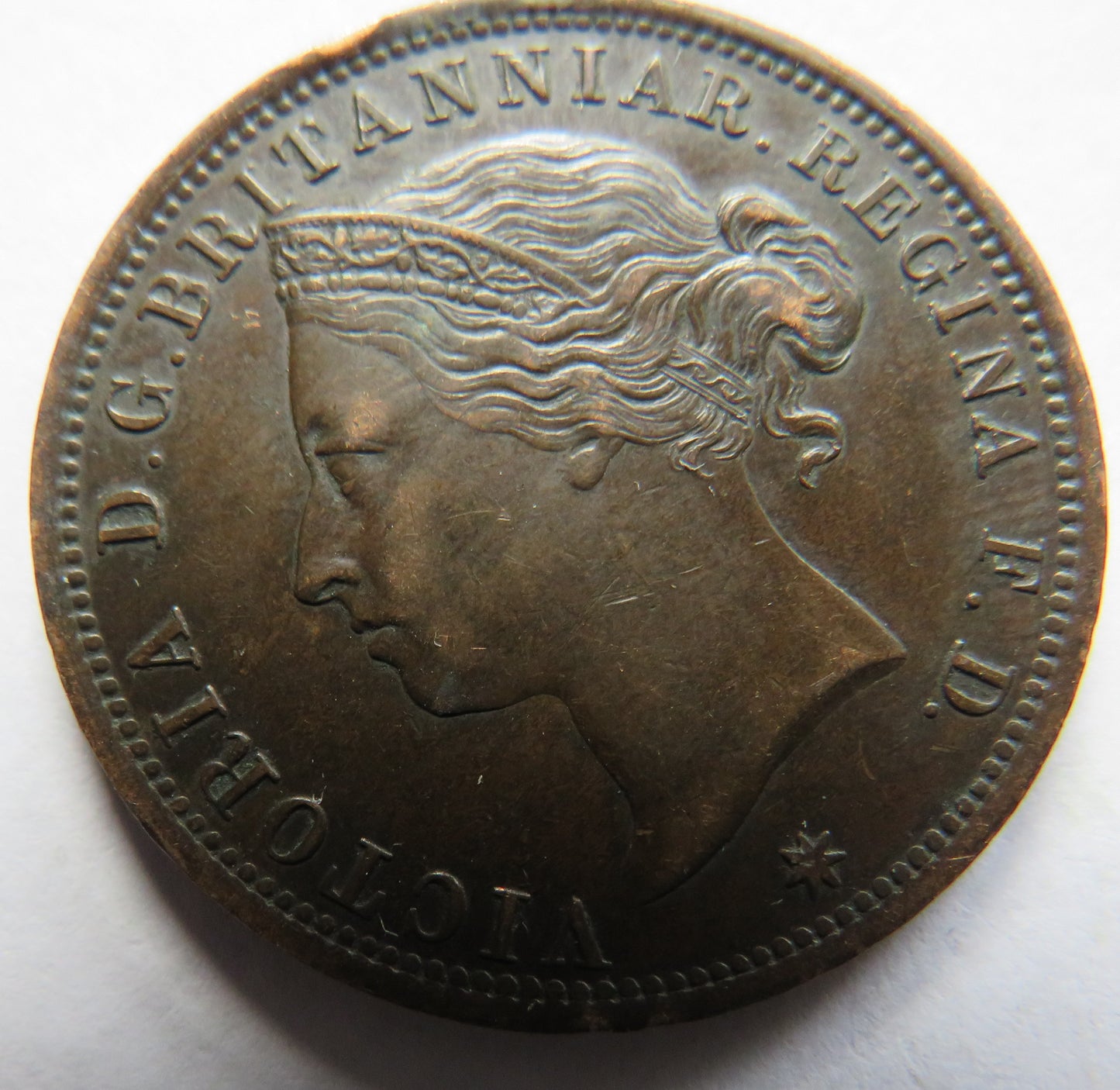 1894 Queen Victoria States of Jersey 1/12th of a Shilling Coin