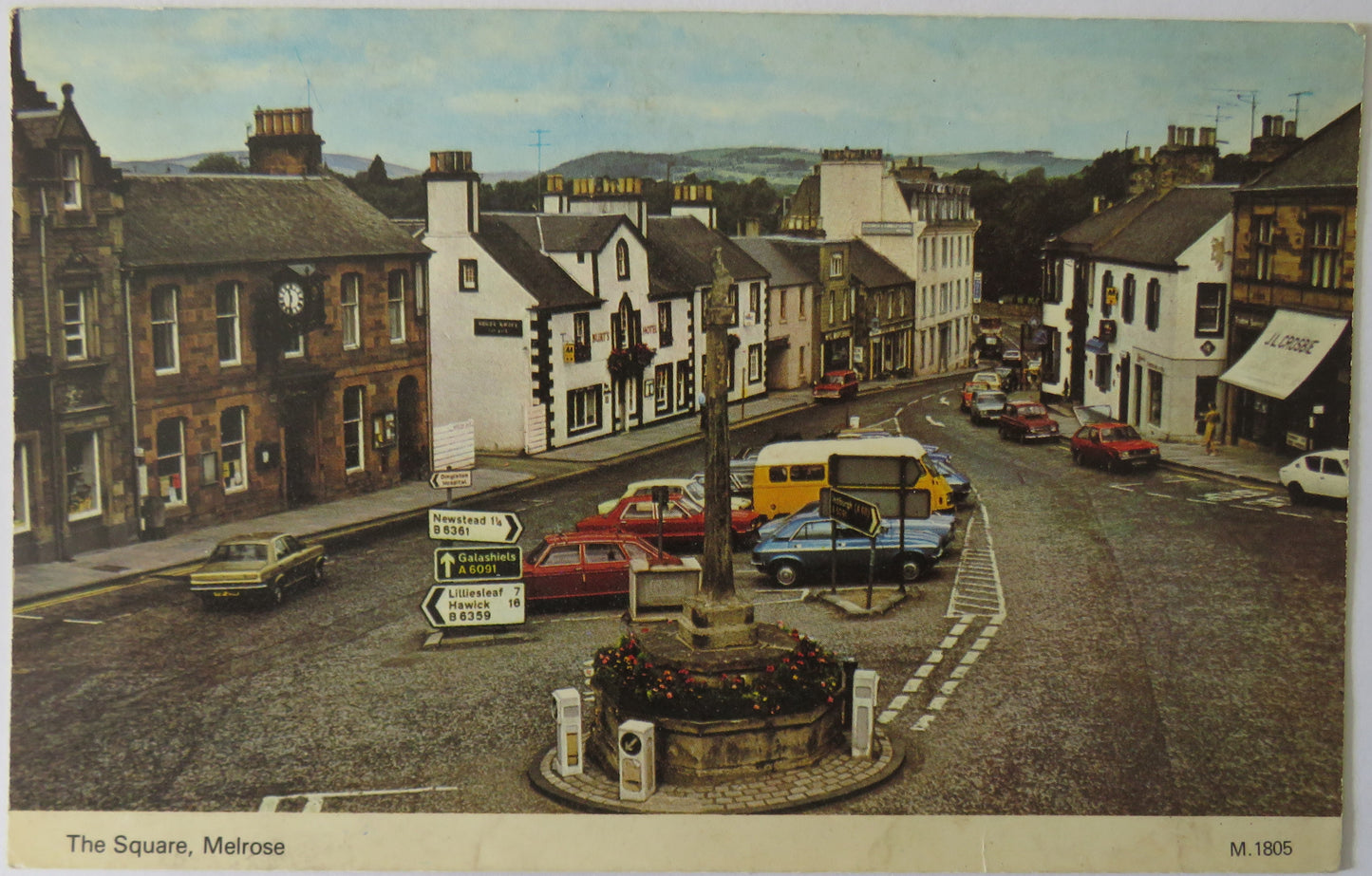 Vintage Postcard of On The Allan Water, Dunblane, 1919
