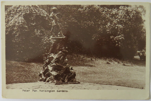 Vintage Postcard of Peter Pan, Kensington Gardens, 1934