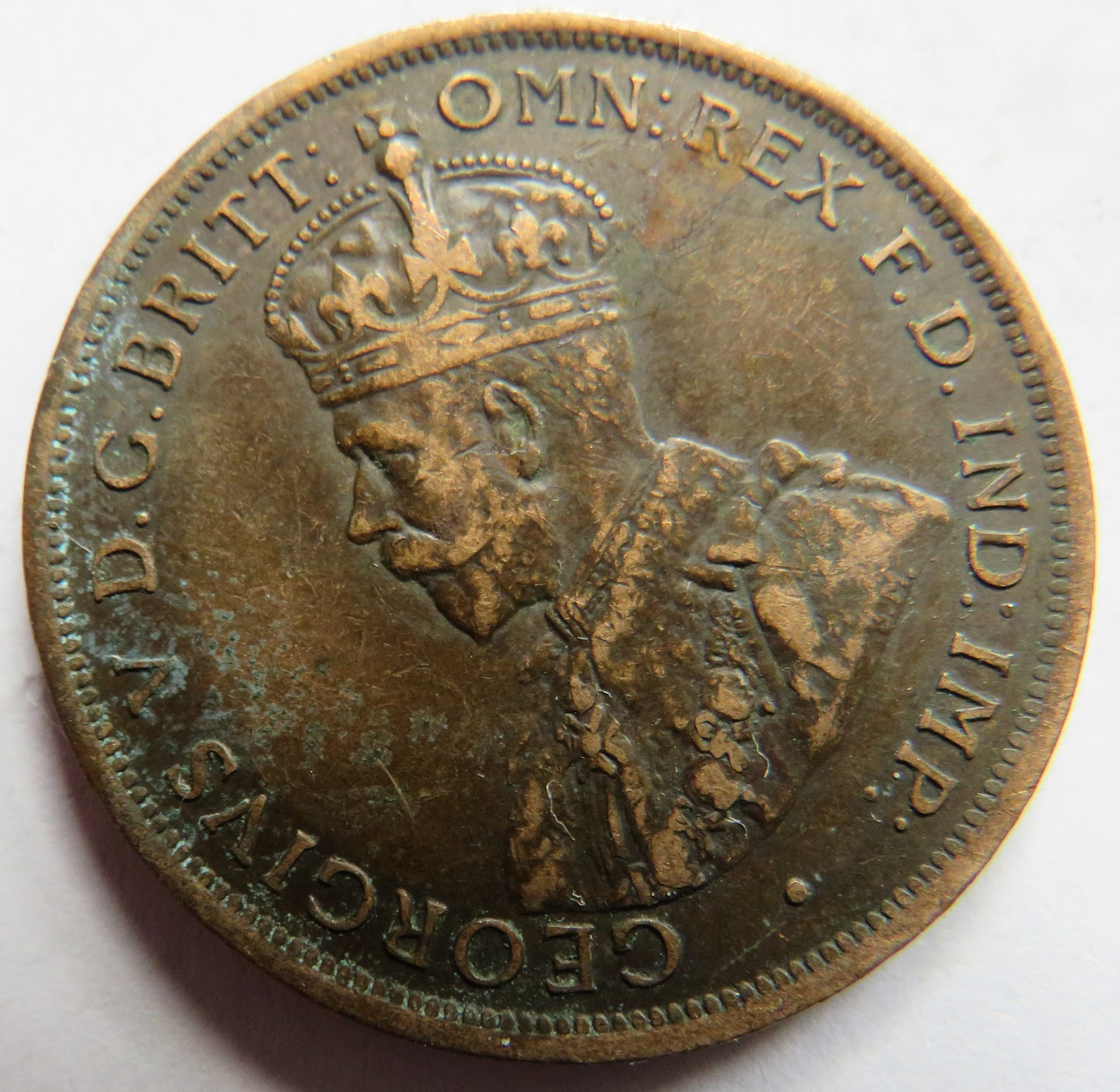 1911 King George V Jersey 1/12th of a Shilling Coin