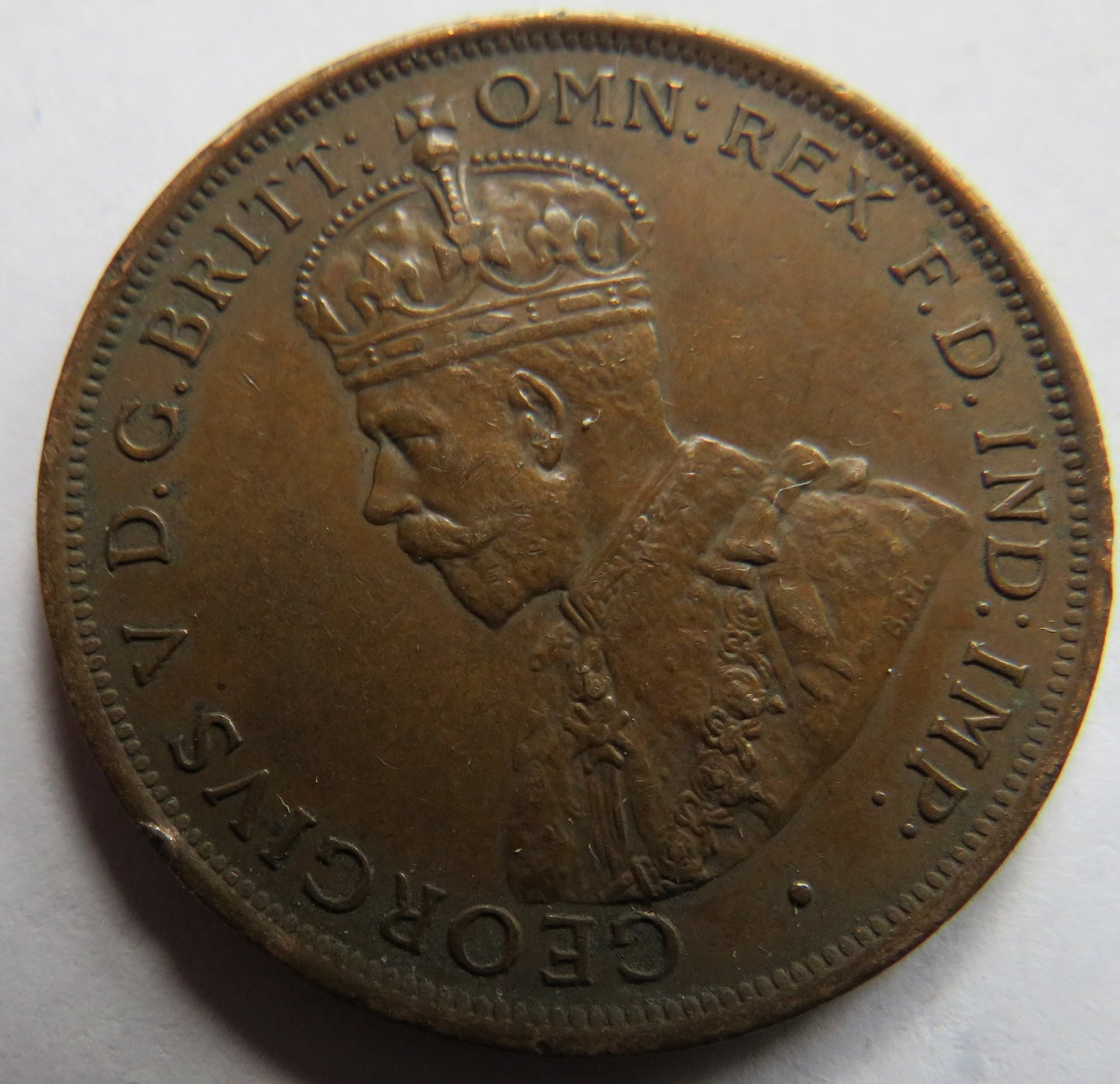 1911 King George V Jersey 1/12th of a Shilling Coin