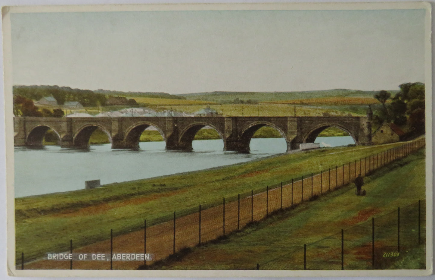 Vintage Postcard of Bridge of Dee, Aberdeen