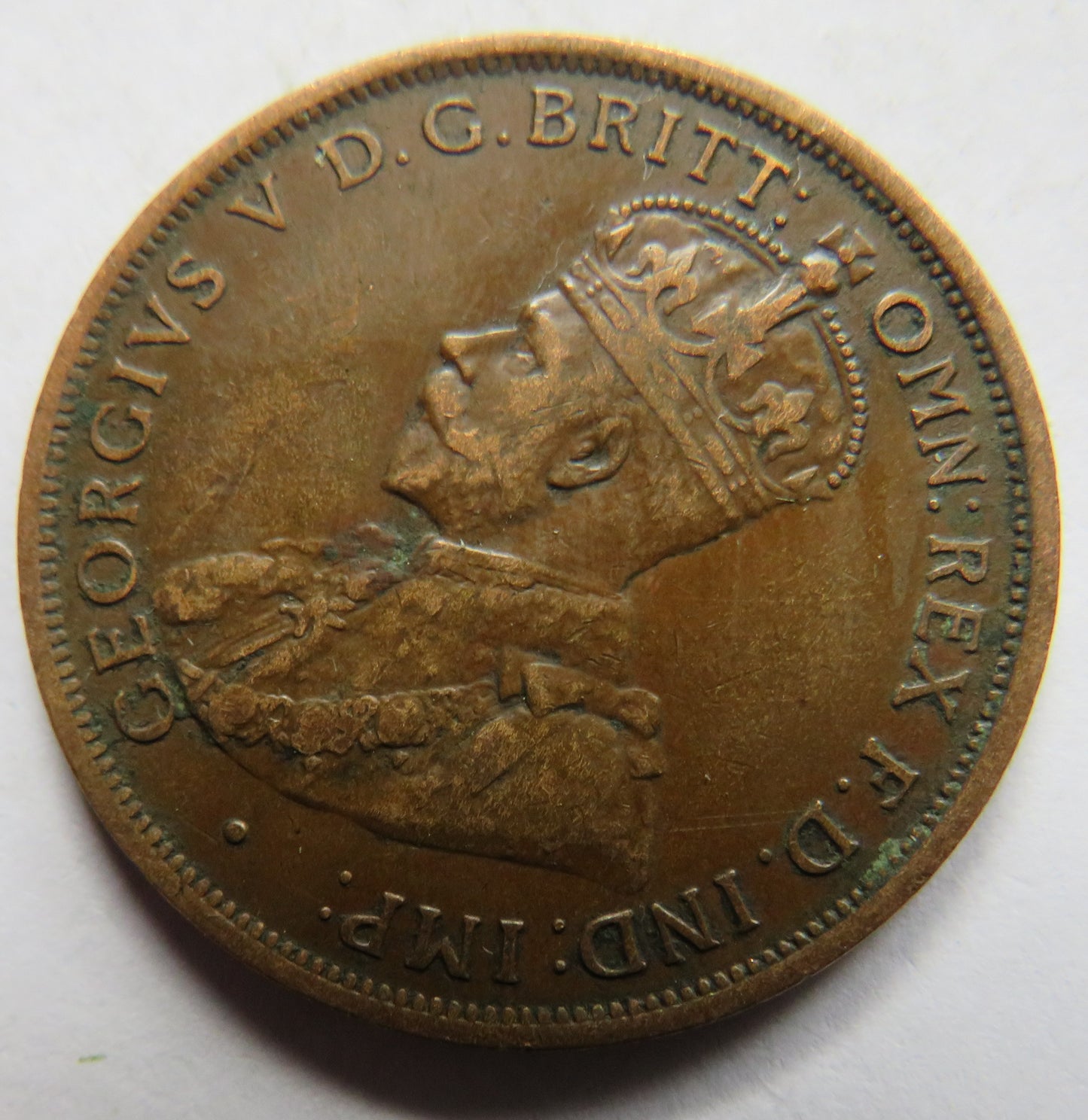 1913 King George V Jersey 1/12th of a Shilling Coin