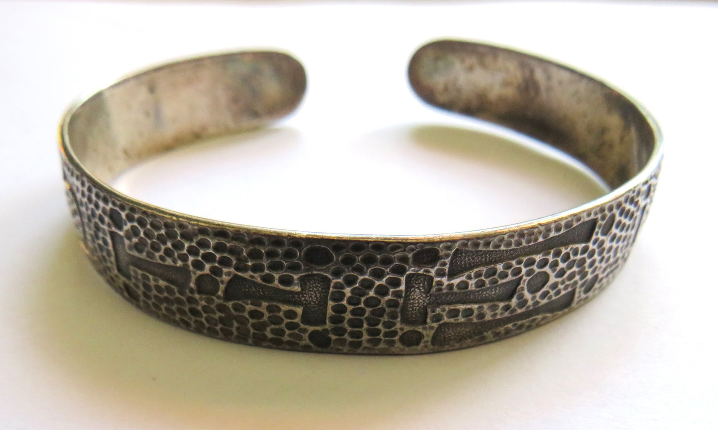 Vintage Ladies Sterling Silver Bangle Hallmarked Birmingham 1949