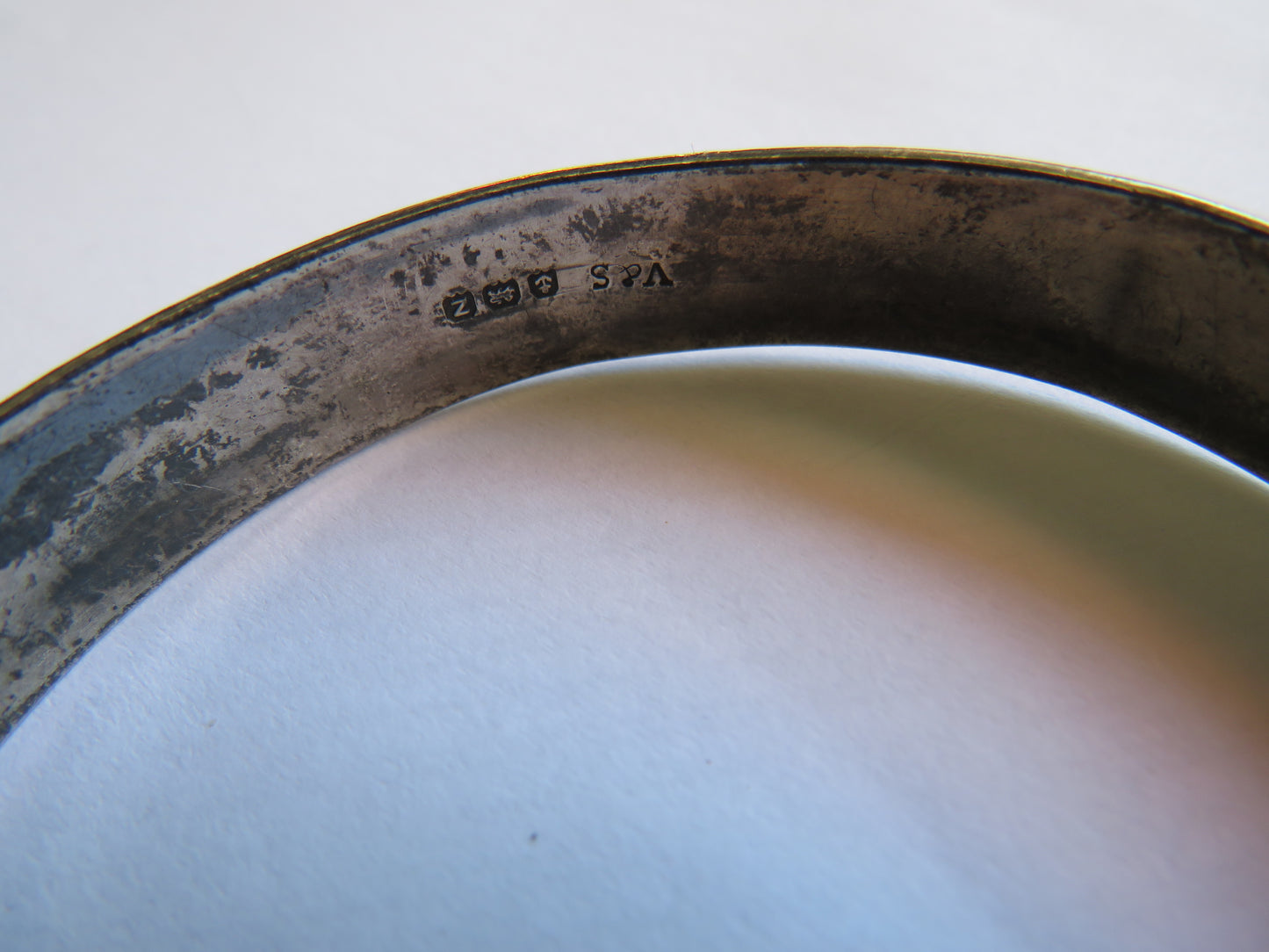 Vintage Ladies Sterling Silver Bangle Hallmarked Birmingham 1949