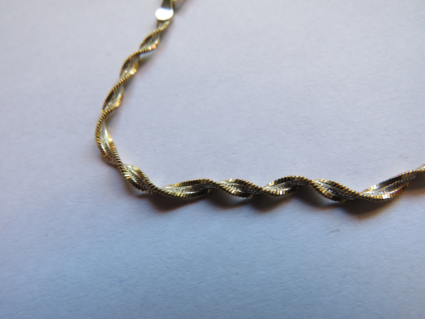 Stylish Sterling Silver & Gold Ladies Bracelet