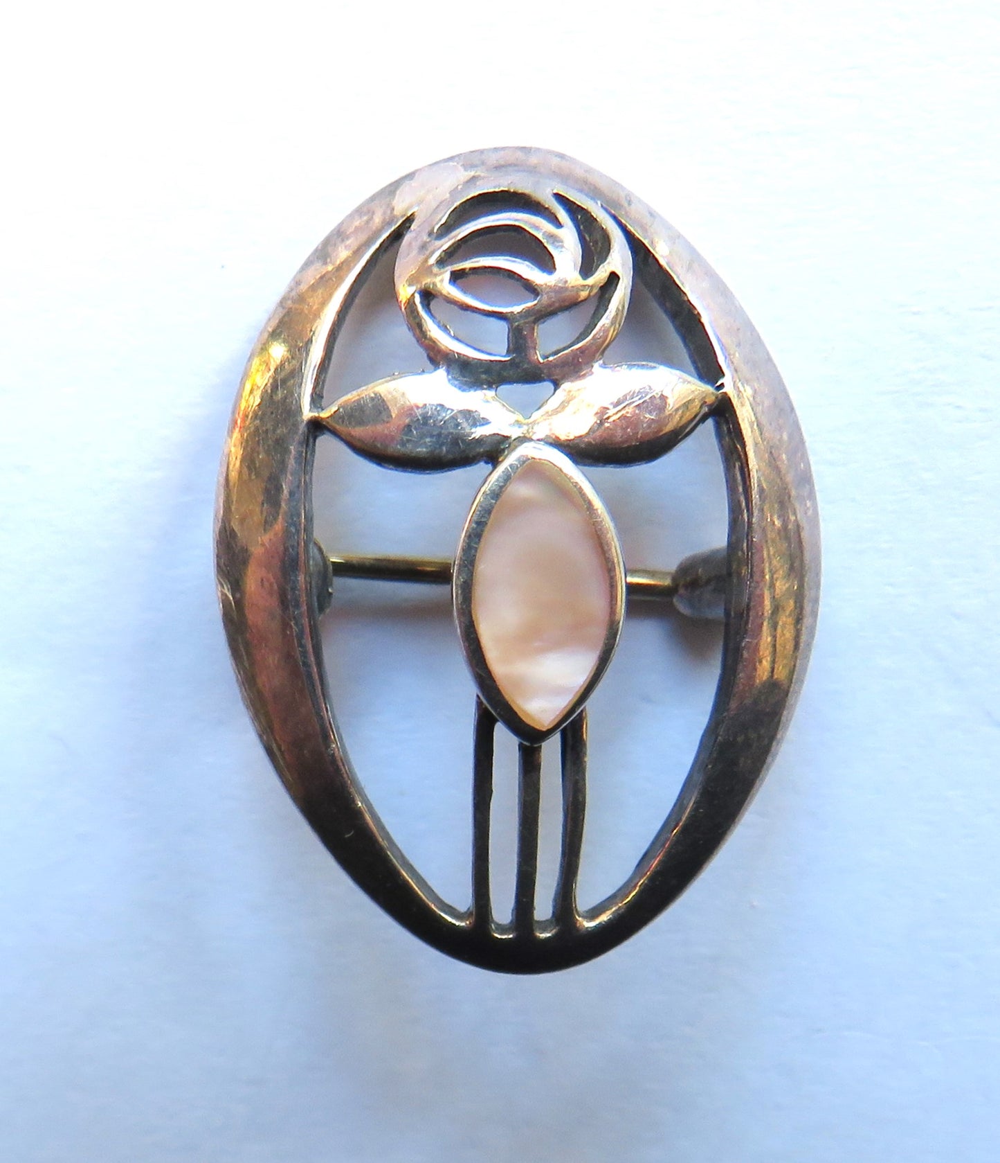 Ladies Sterling Silver Brooch Charles Rennie Mackintosh Style By Kit Heath