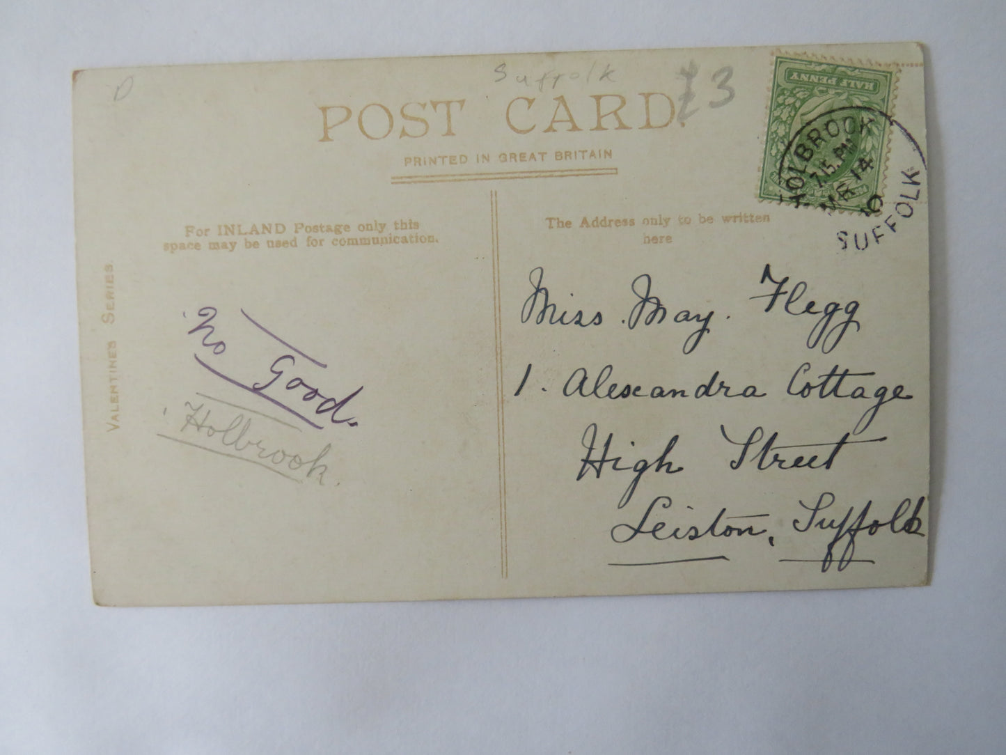 Vintage Postcard of St. Peter's Church and Wolsey's Gate, Ipswich, 1910