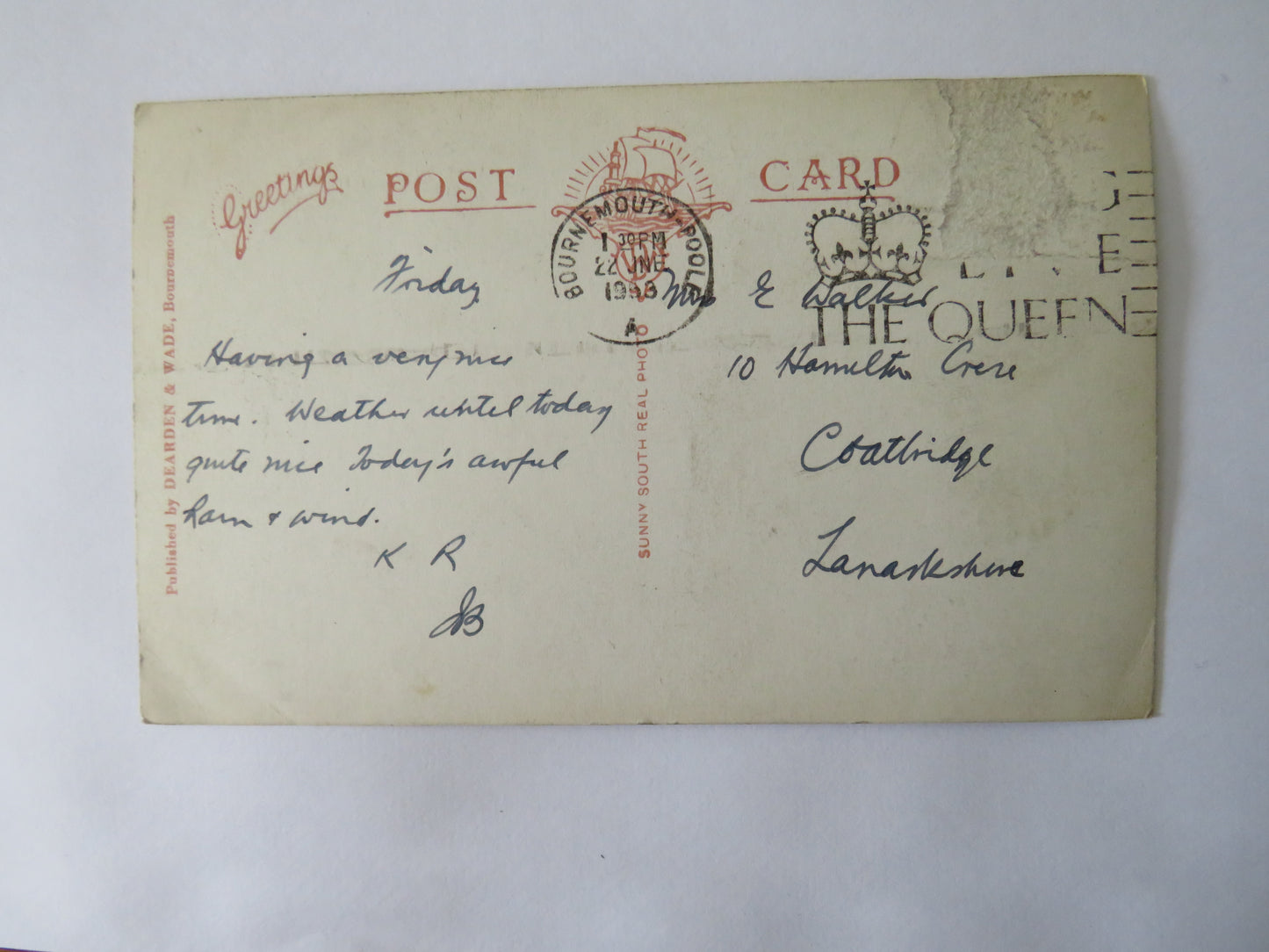 Vintage Multiview Postcard of Bournemouth, including The Pier