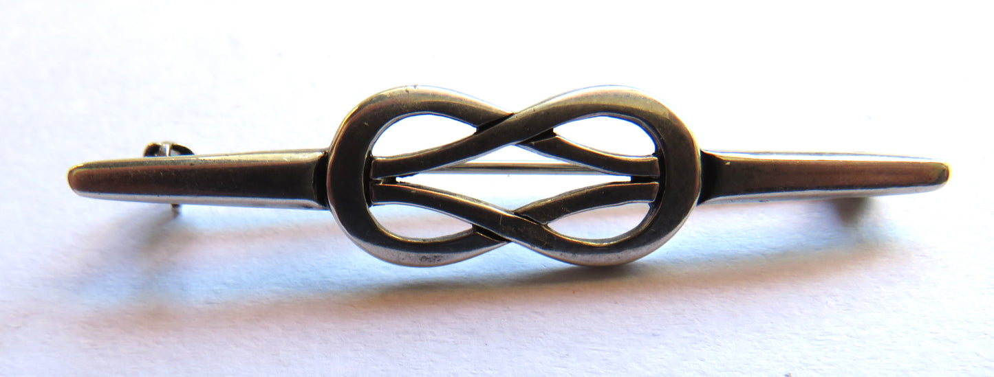 Ladies Sterling Silver Brooch By Malcolm Gray