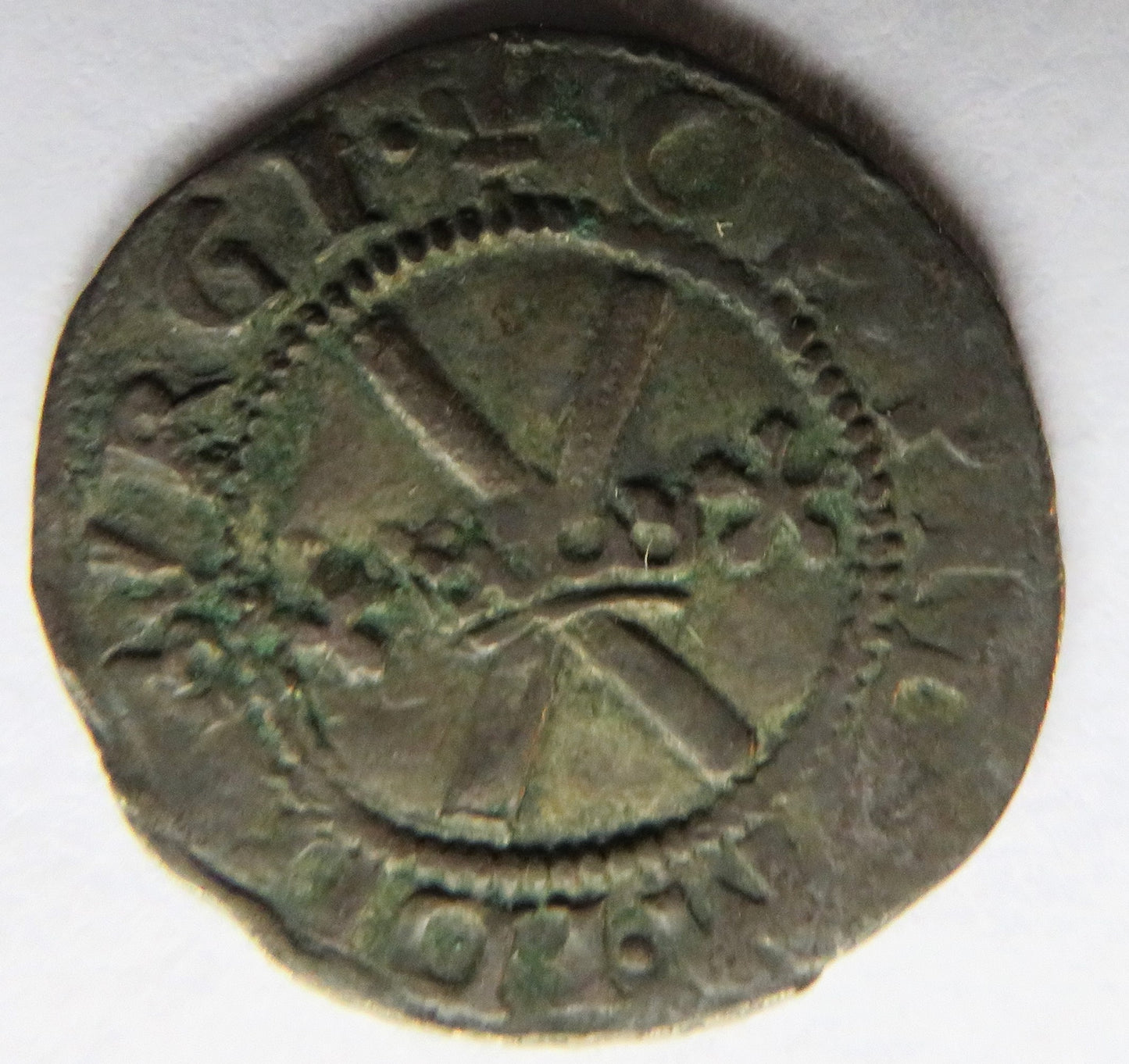 1542-1548 Mary Queen of Scots Bawbee Coin - Scotland