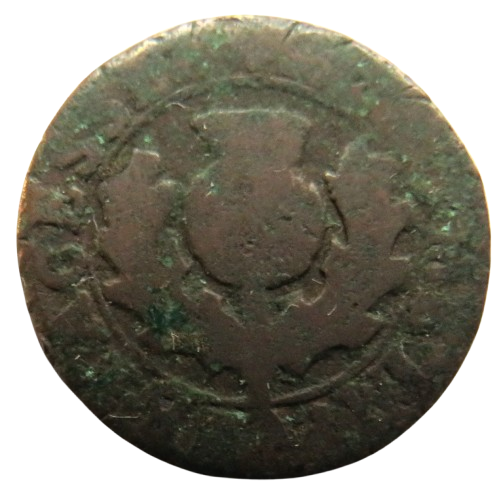 1663 Charles II Scotland Twopence / Turner / Bodle Coin