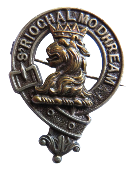 Vintage Badge / Brooch Clan MacGregor S Rioghal Mo Dhream