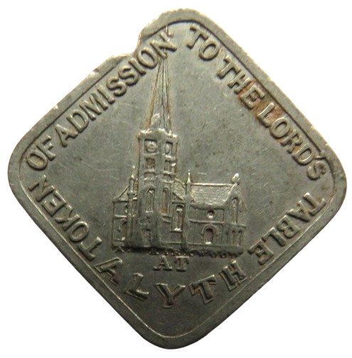 Token of Admission To The Lords Table Alyth - Perthshire