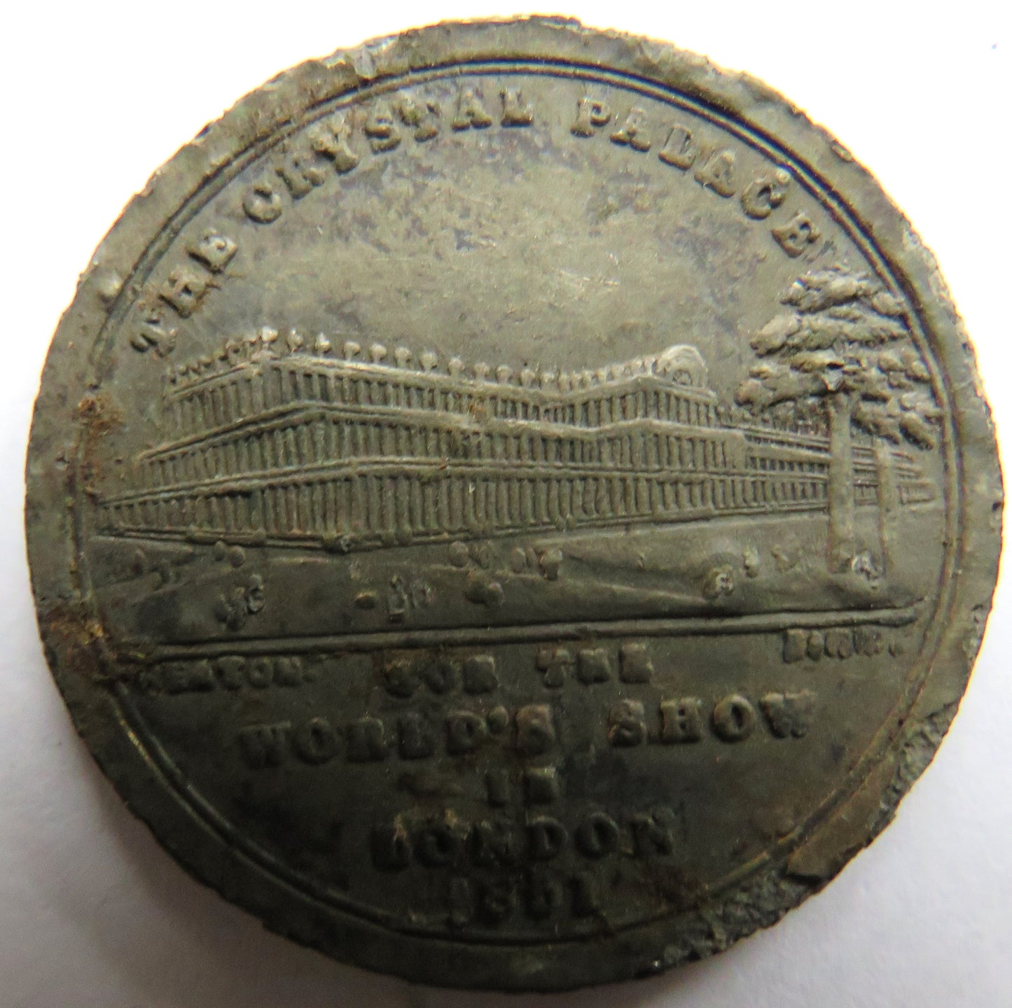 1851 The Crystal Palace The World's Show London Medal