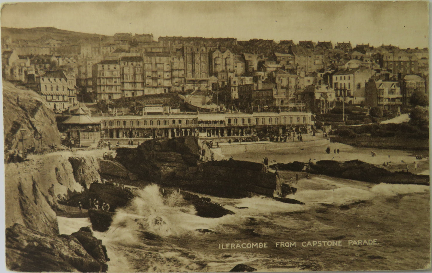 Vintage Postcard of Ilfracombe from Capstone Parade