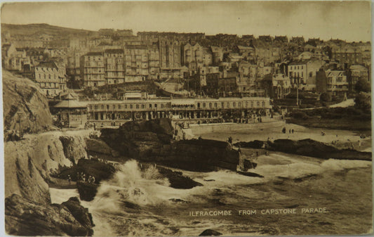 Vintage Postcard of Ilfracombe from Capstone Parade