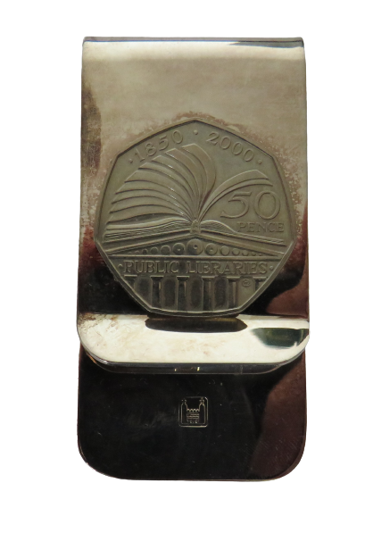 2000 Public Libraries 50p In Royal Mint Money Clip