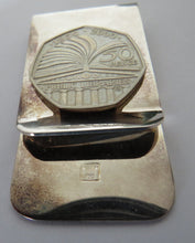 Load image into Gallery viewer, 2000 Public Libraries 50p In Royal Mint Money Clip
