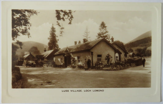 Vintage Postcard of Luss Village, Loch Lomond