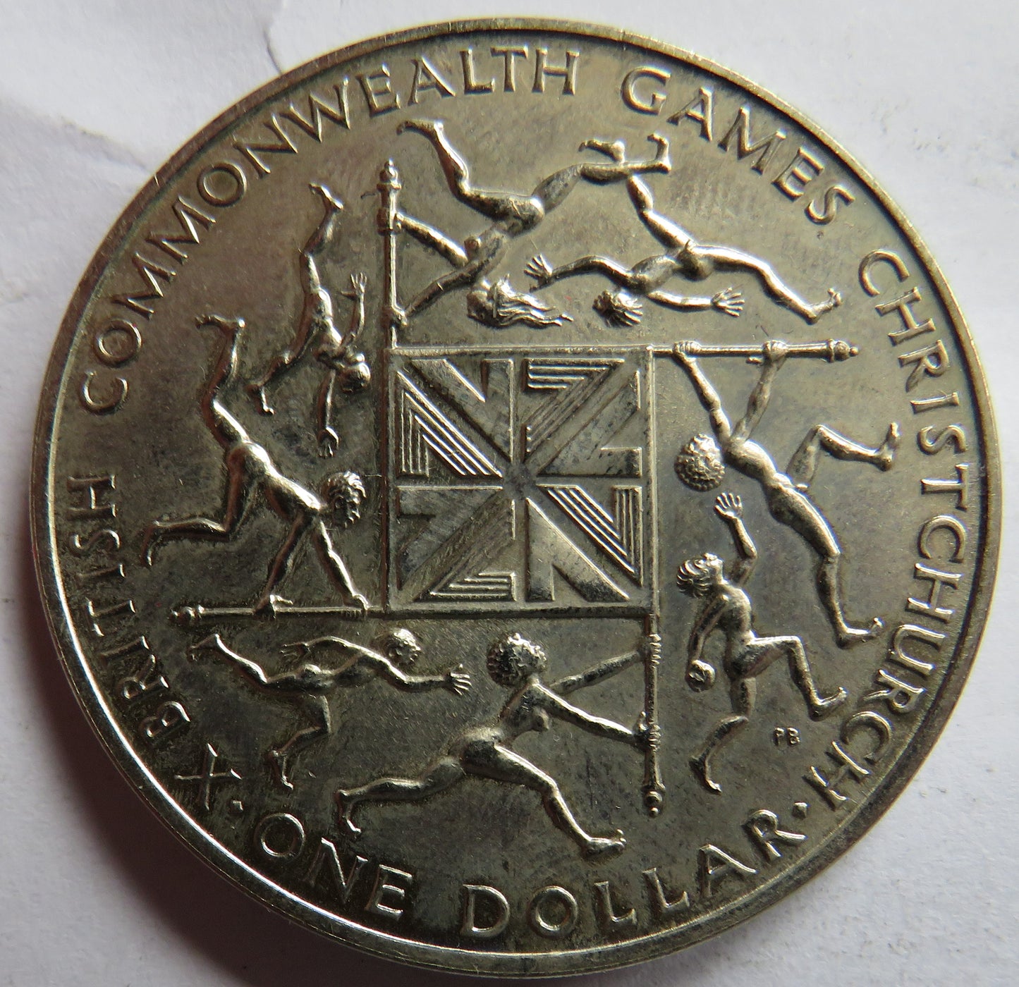 1974 New Zealand One Dollar Coin British Commonwealth Games