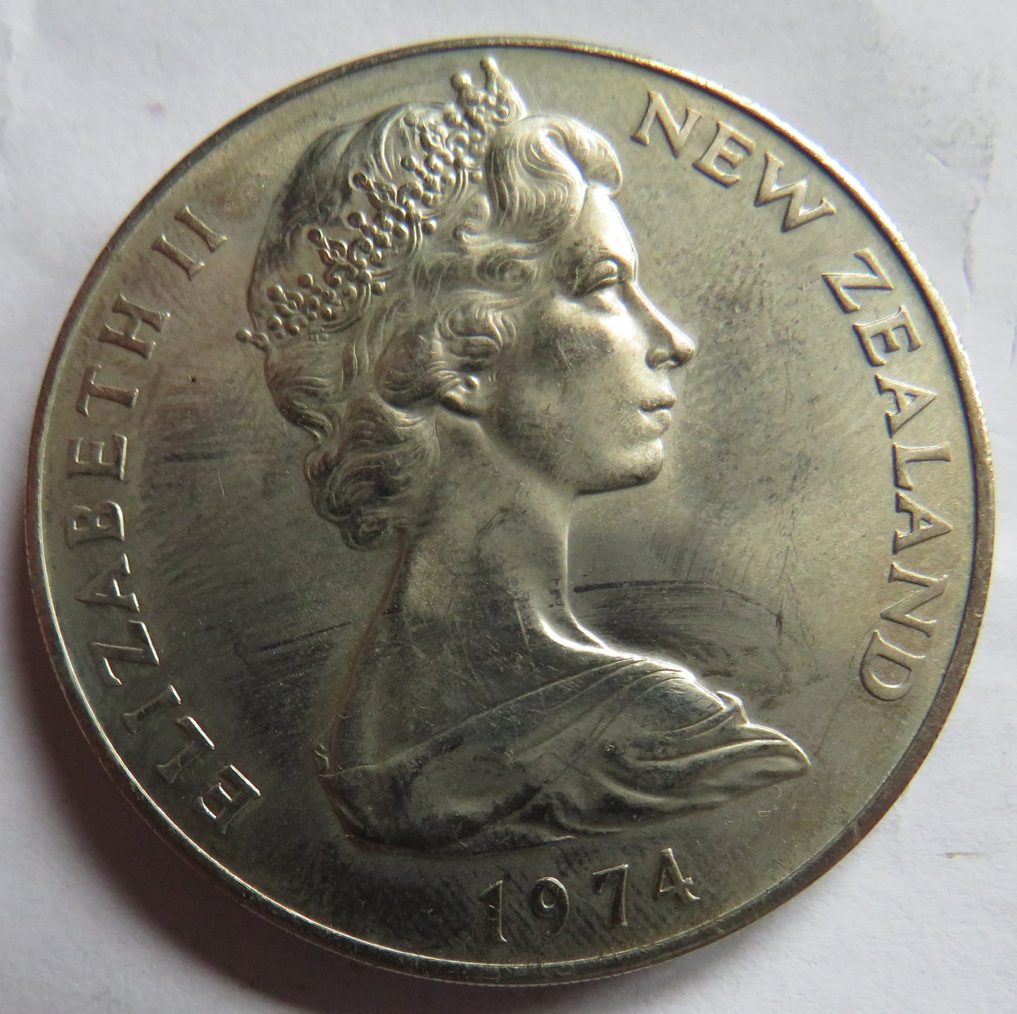 1974 New Zealand One Dollar Coin British Commonwealth Games