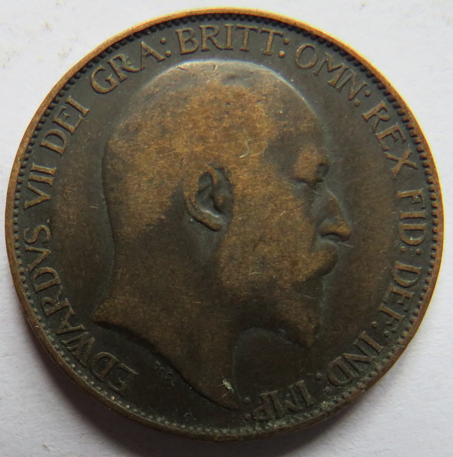 1902 King Edward VII Halfpenny Coin - Great Britain