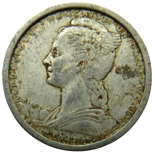 1948 Cameroon 2 Francs Coin