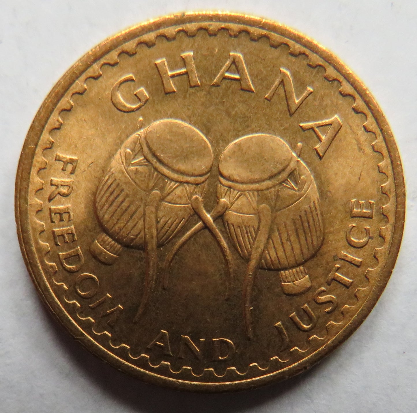 1967 Ghana Half Pesewa Coin Unc