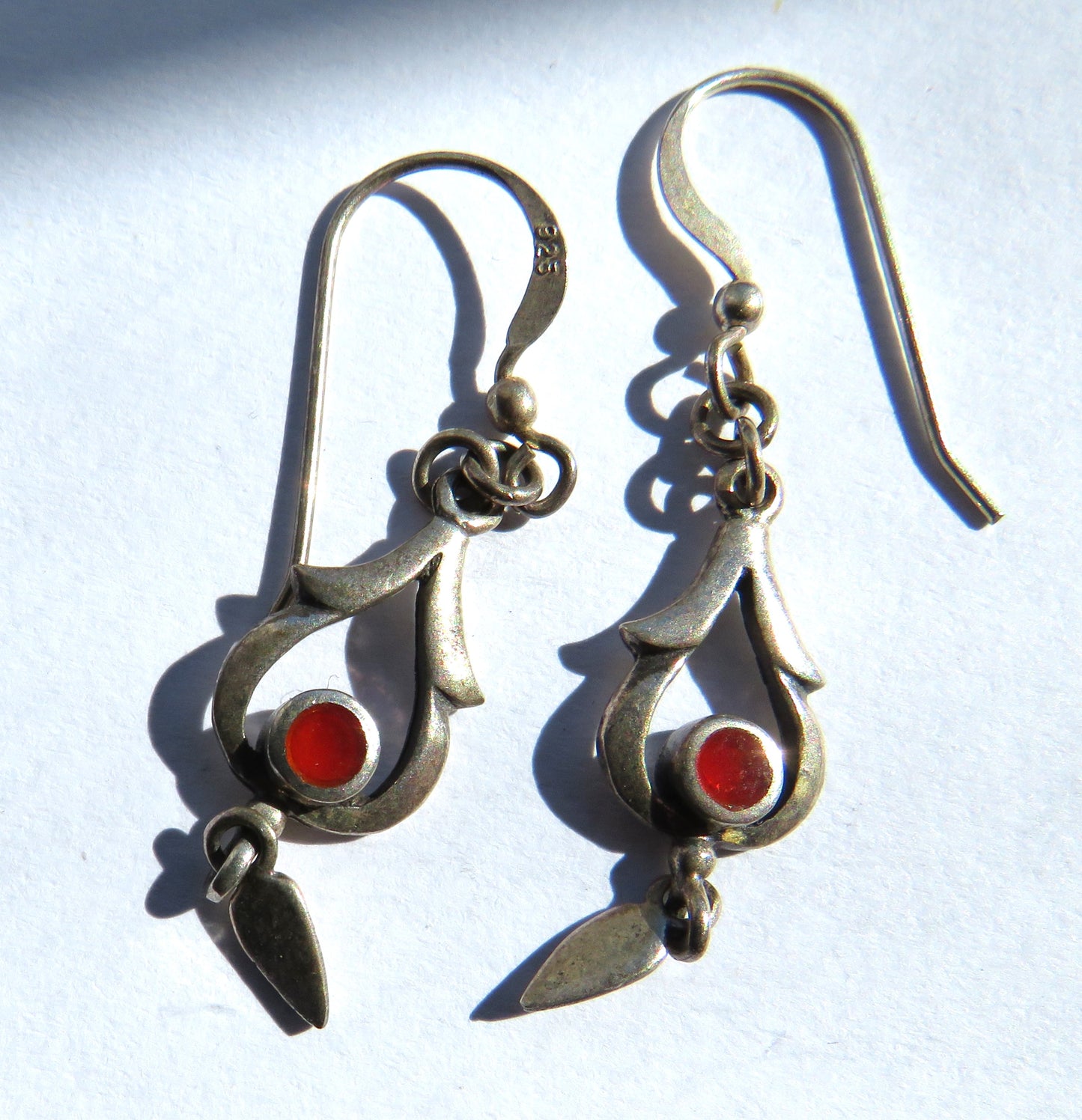 Pair of Ladies Sterling Silver Drop Earrings