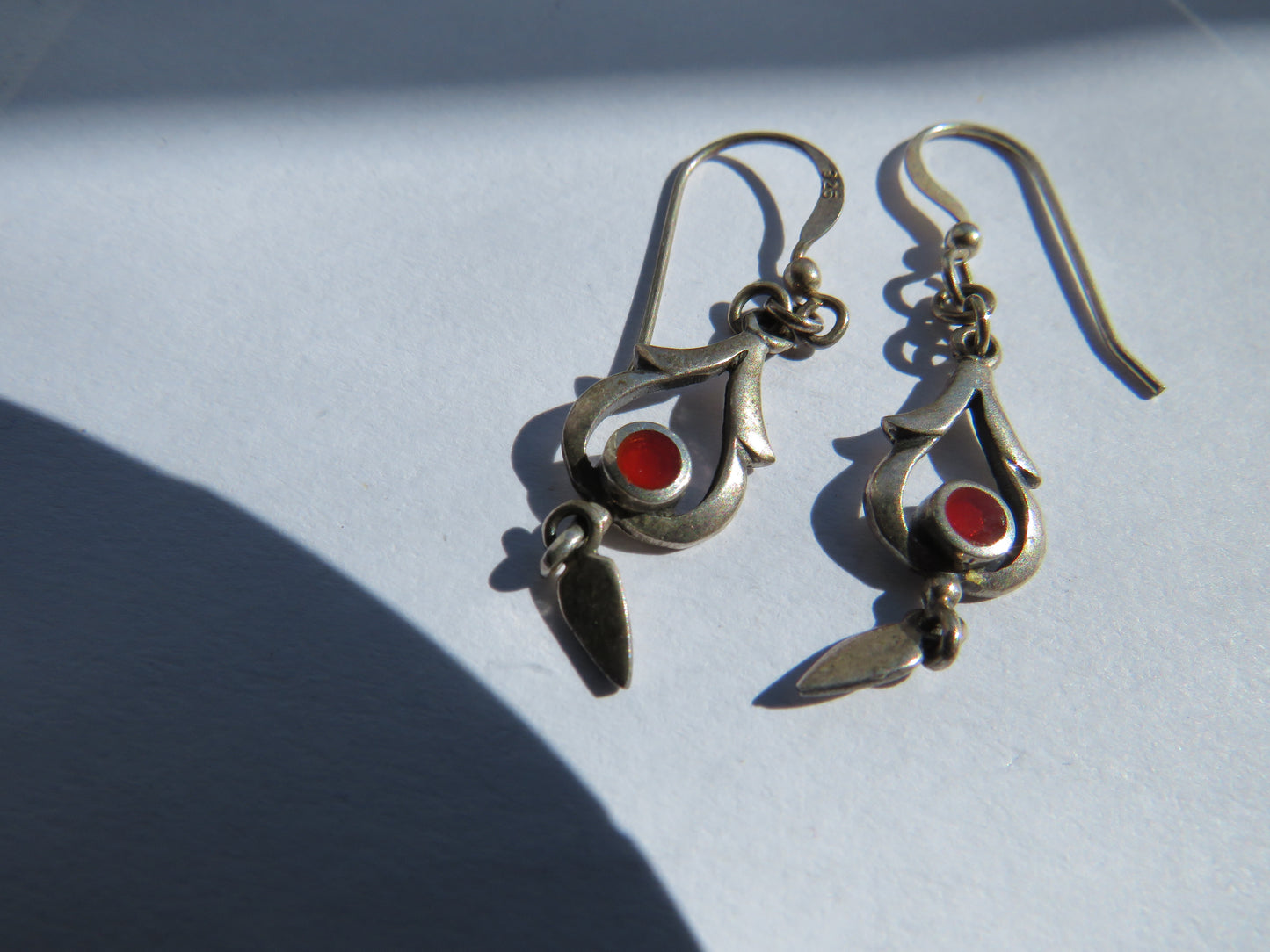 Pair of Ladies Sterling Silver Drop Earrings