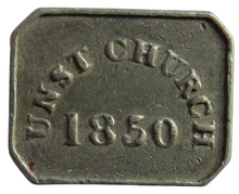 Load image into Gallery viewer, 1850 Unst Church Communion Token - Scotland
