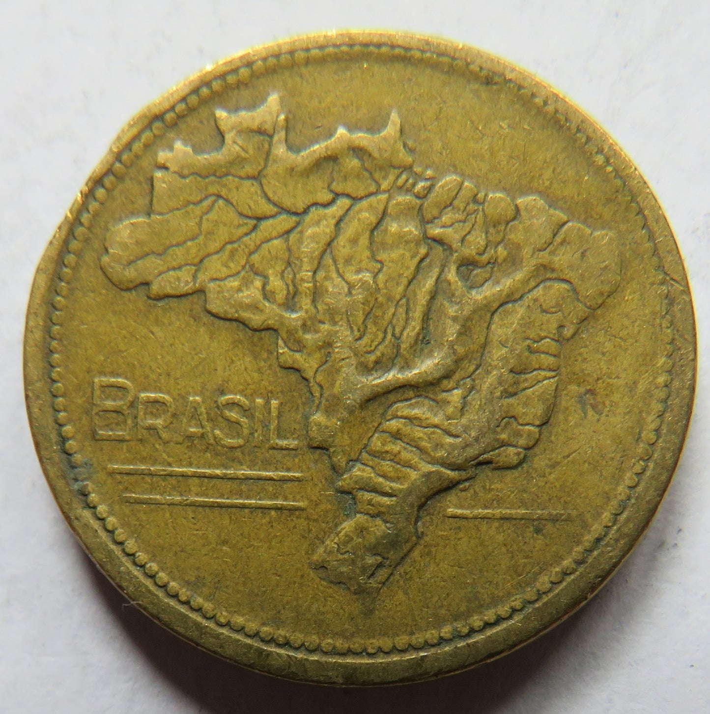 1945 Brazil 1 Cruzeiro Coin
